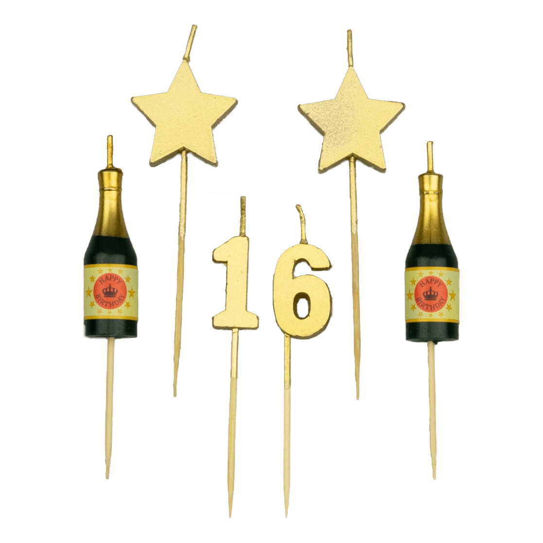 Verjaardag kaarsjes 16 jaar