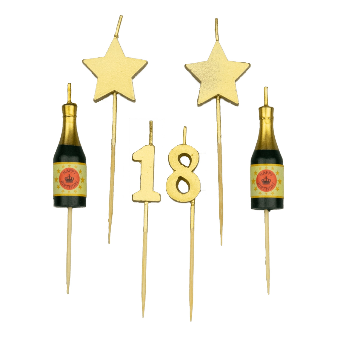 Verjaardag kaarsjes 18 jaar