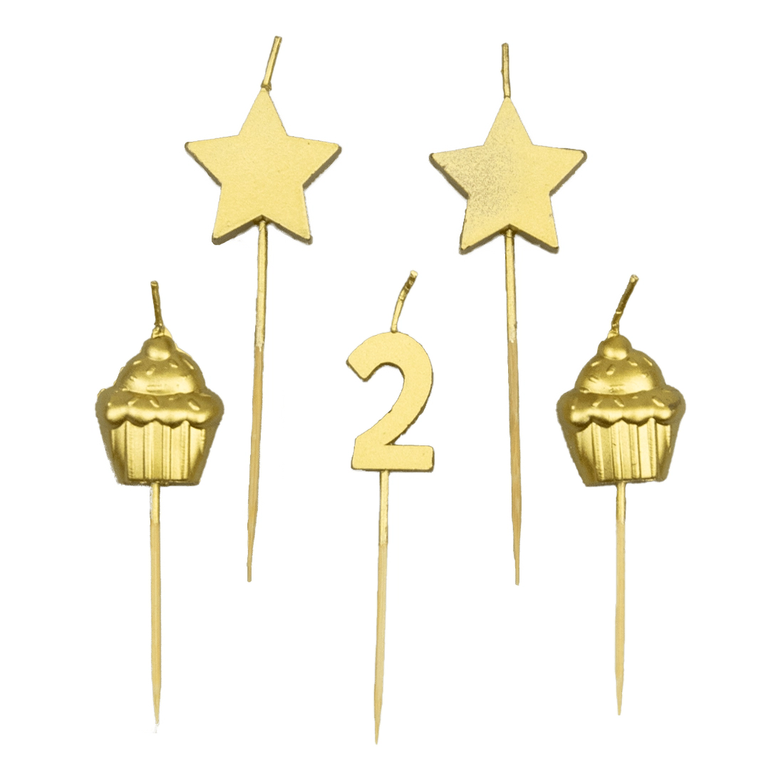 Verjaardag kaarsjes 2 jaar