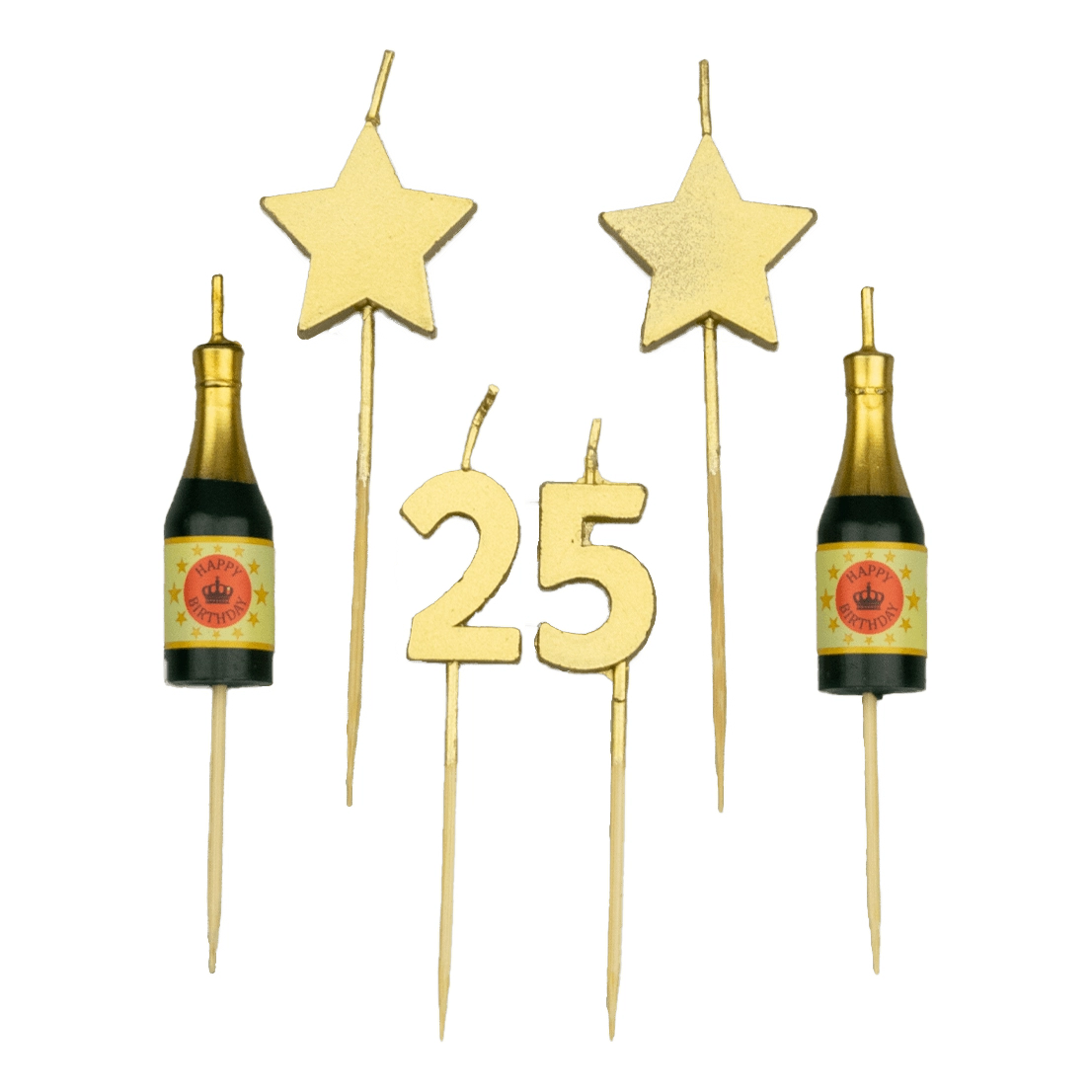 Verjaardag kaarsjes 25 jaar