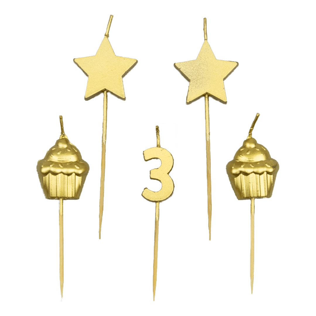Verjaardag kaarsjes 3 jaar
