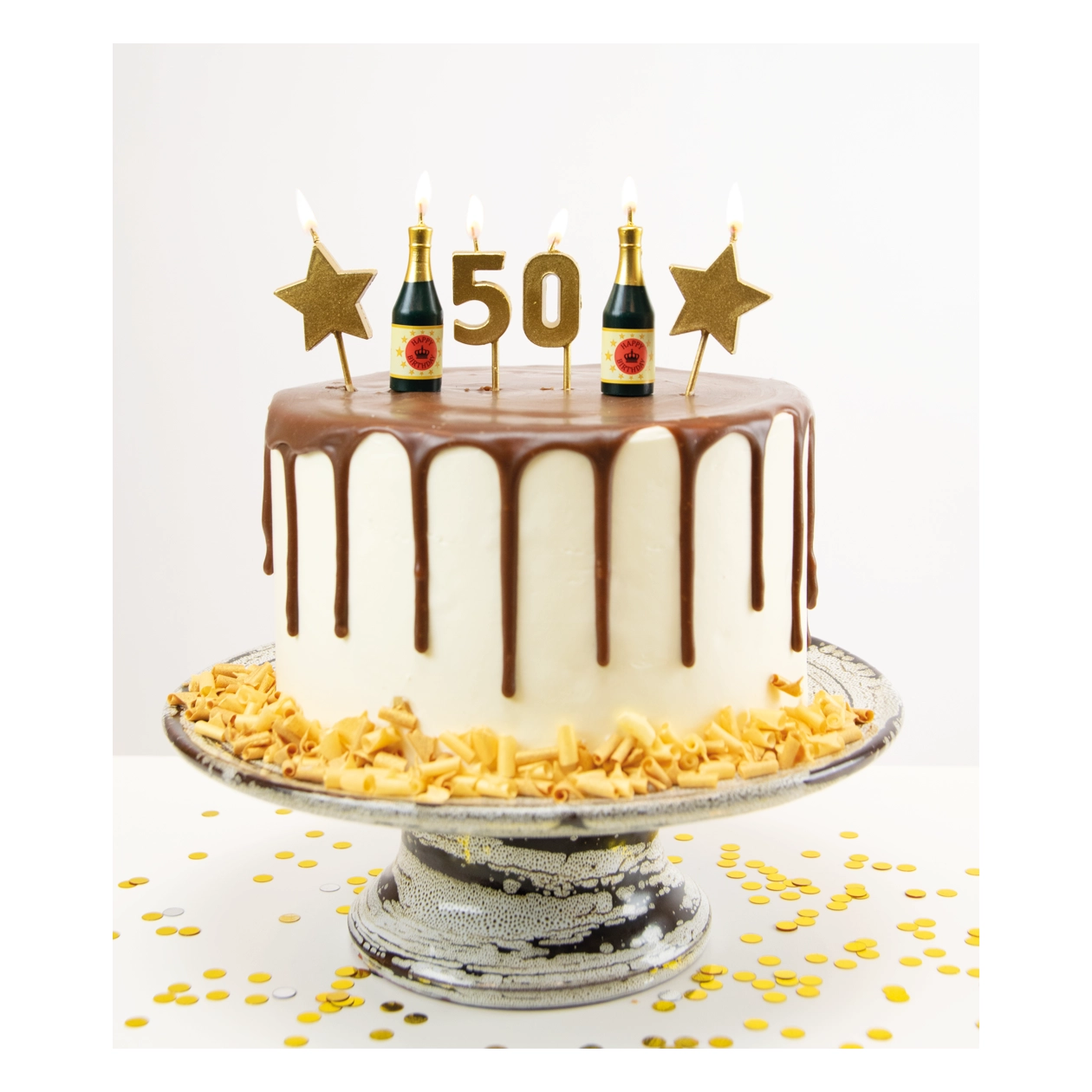 Verjaardag kaarsjes 50 jaar