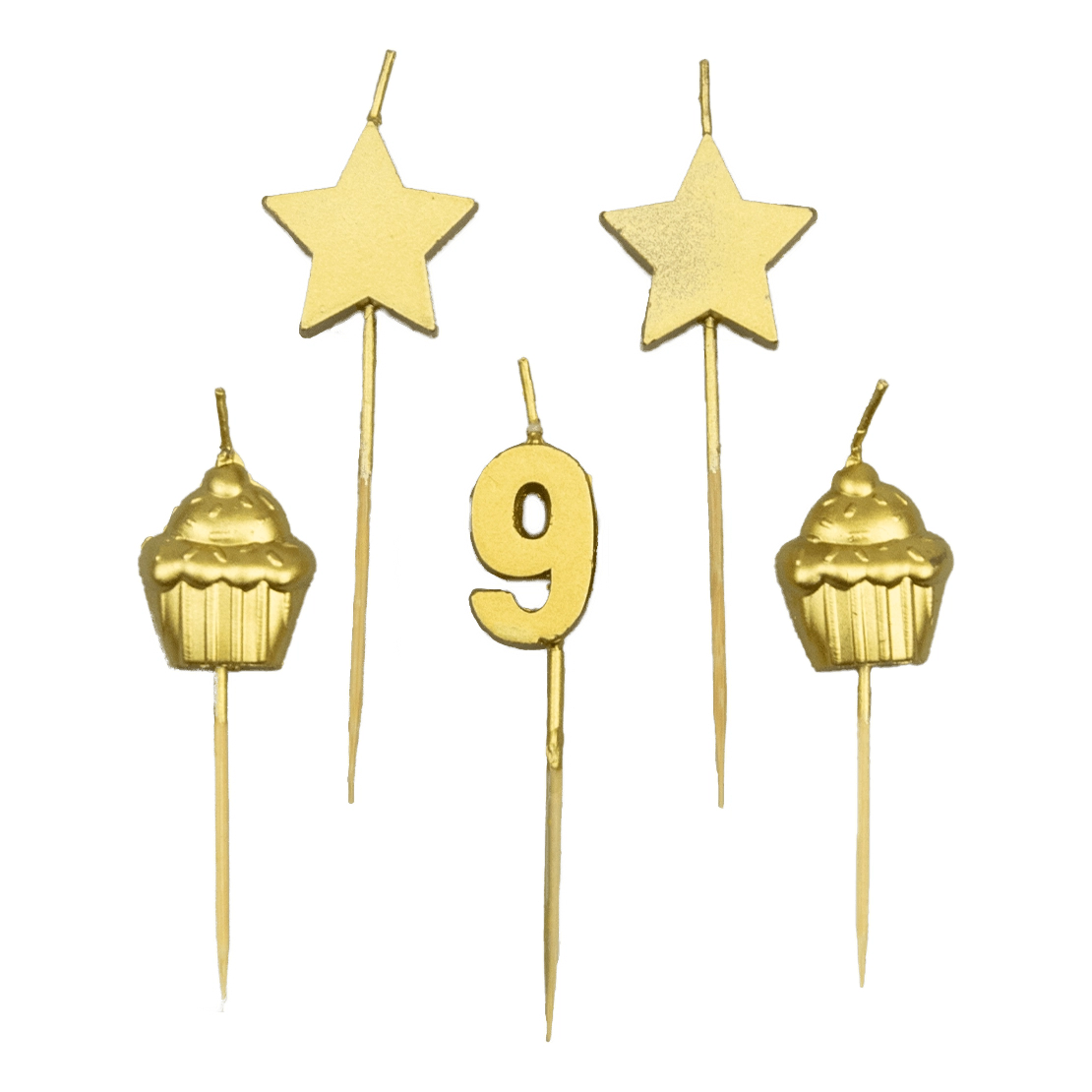 Verjaardag kaarsjes 9 jaar