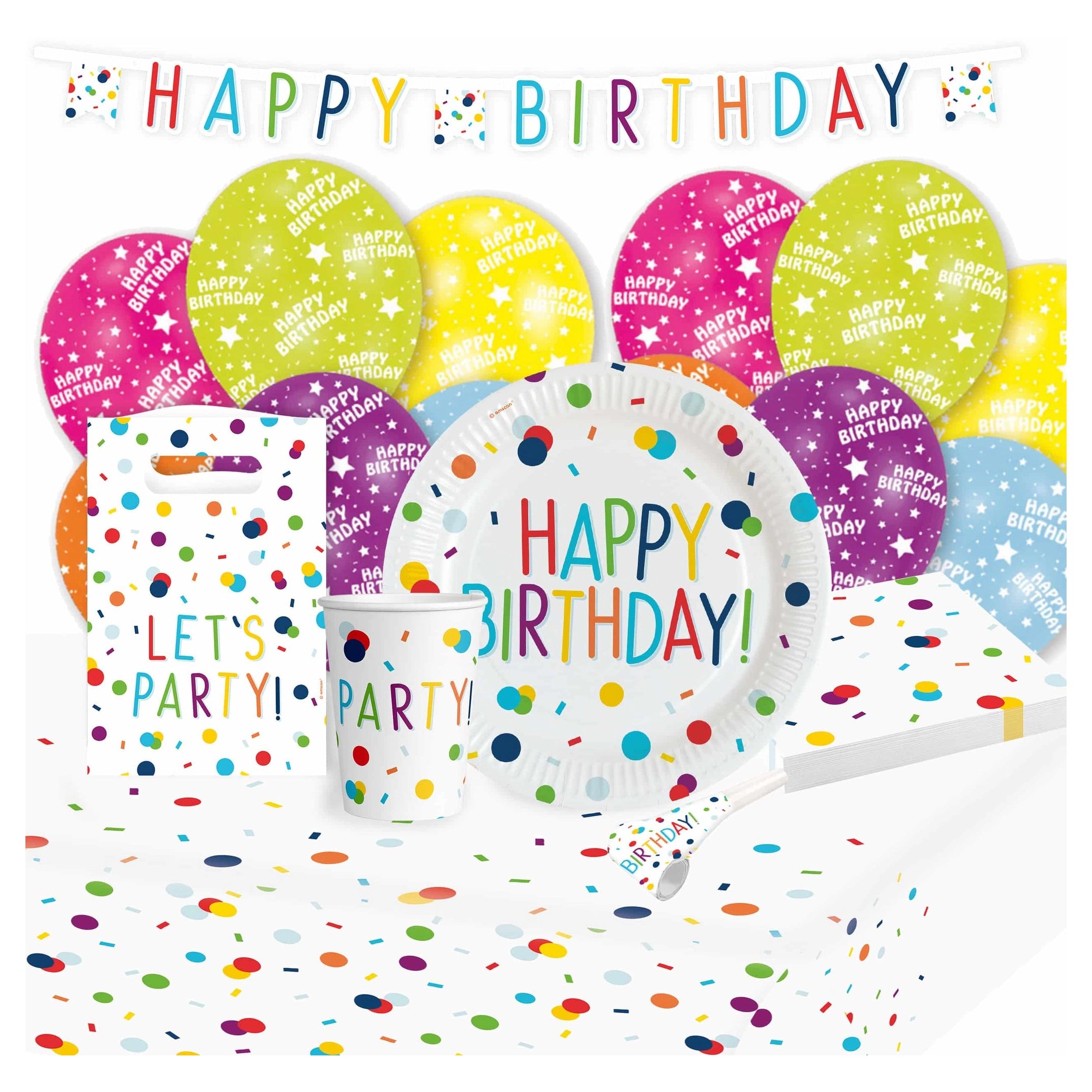 Verjaardag pakket Confetti Birthday