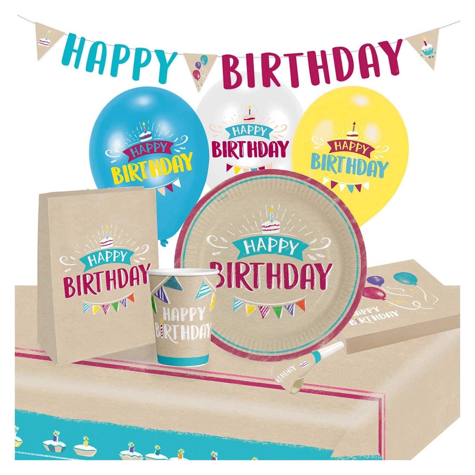 Verjaardagspakket My Birthday Party