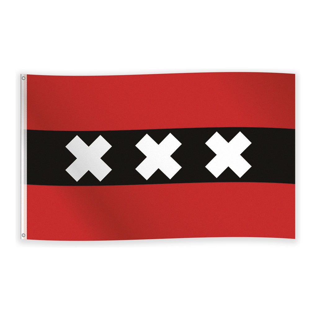 Vlag Amsterdam 150x90cm