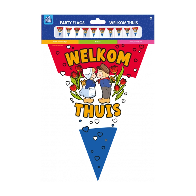 Vlaggenlijn Welkom Thuis Holland 10 meter