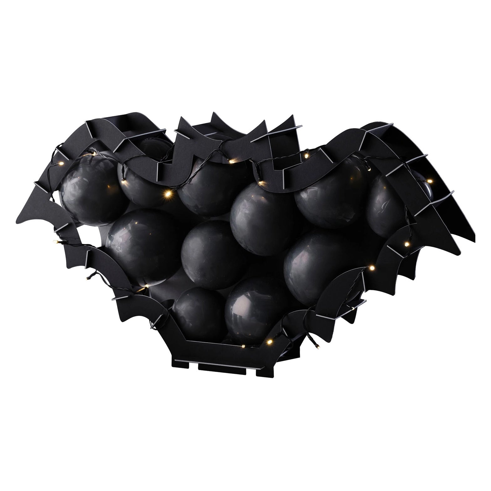 Vleermuis ballonstandaard Halloween met lampjes