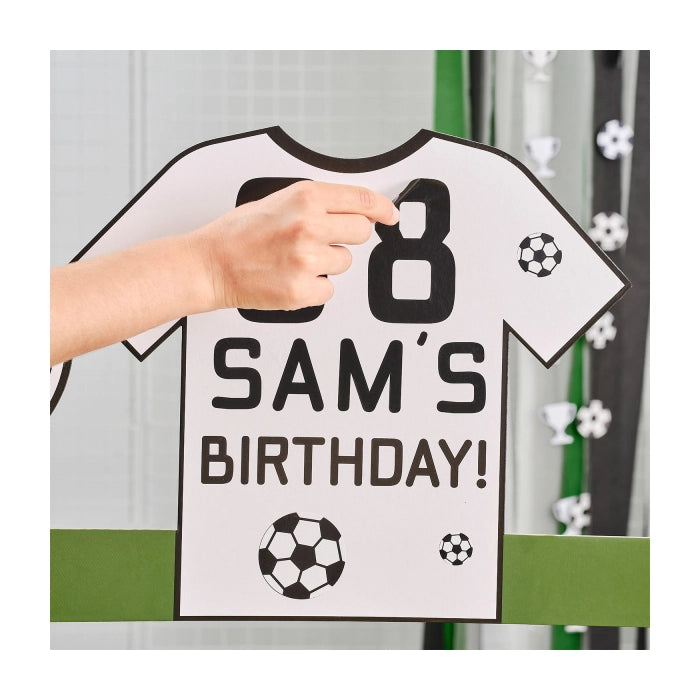 Voetbal photobooth frame aanpasbaar 64x83cm