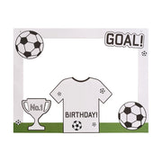 Voetbal photobooth frame aanpasbaar 64x83cm