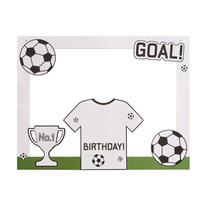 Voetbal photobooth frame aanpasbaar 64x83cm