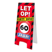 Warning Sign - 60 jaar – verkeersbord