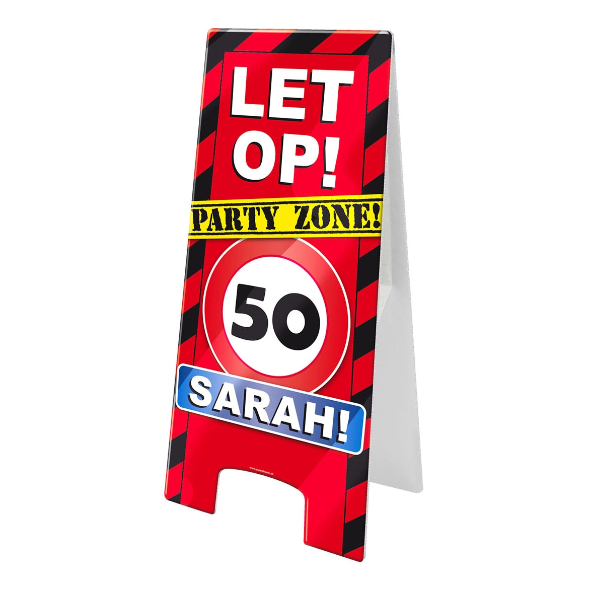 Warning Sign - Sarah – verkeersbord