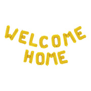 Welcome Home folieballon goud