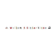 Welkom Sinterklaas letterslinger 285cm