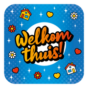 Welkom Thuis Cartoon - Deurbord