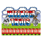 Welkom Thuis Holland - Deurbord