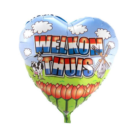 Welkom Thuis Holland - Folieballon - 74cm