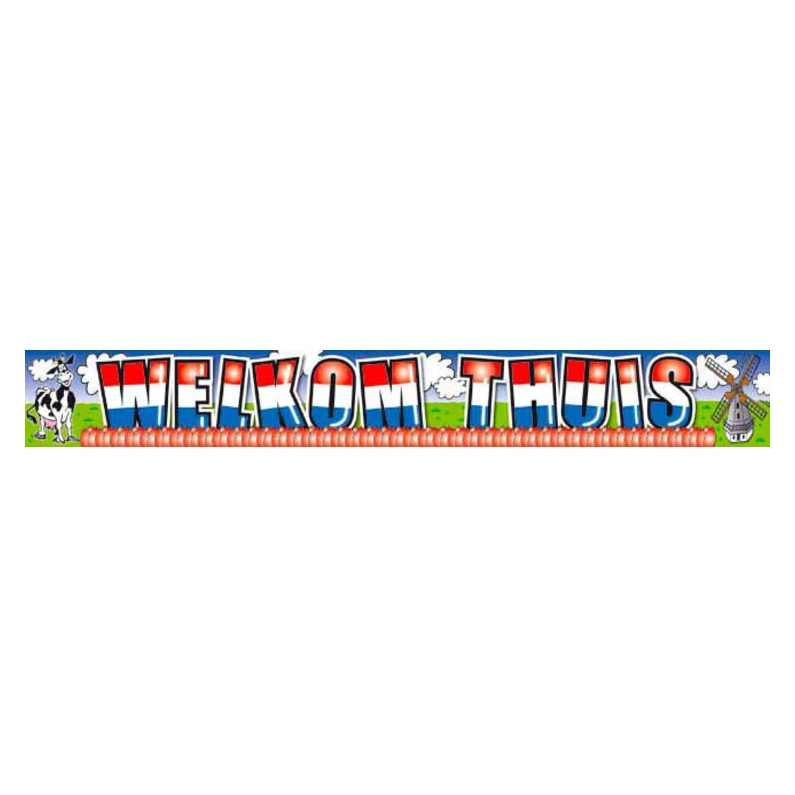 Welkom Thuis Holland - Foliebanner - 5 meter