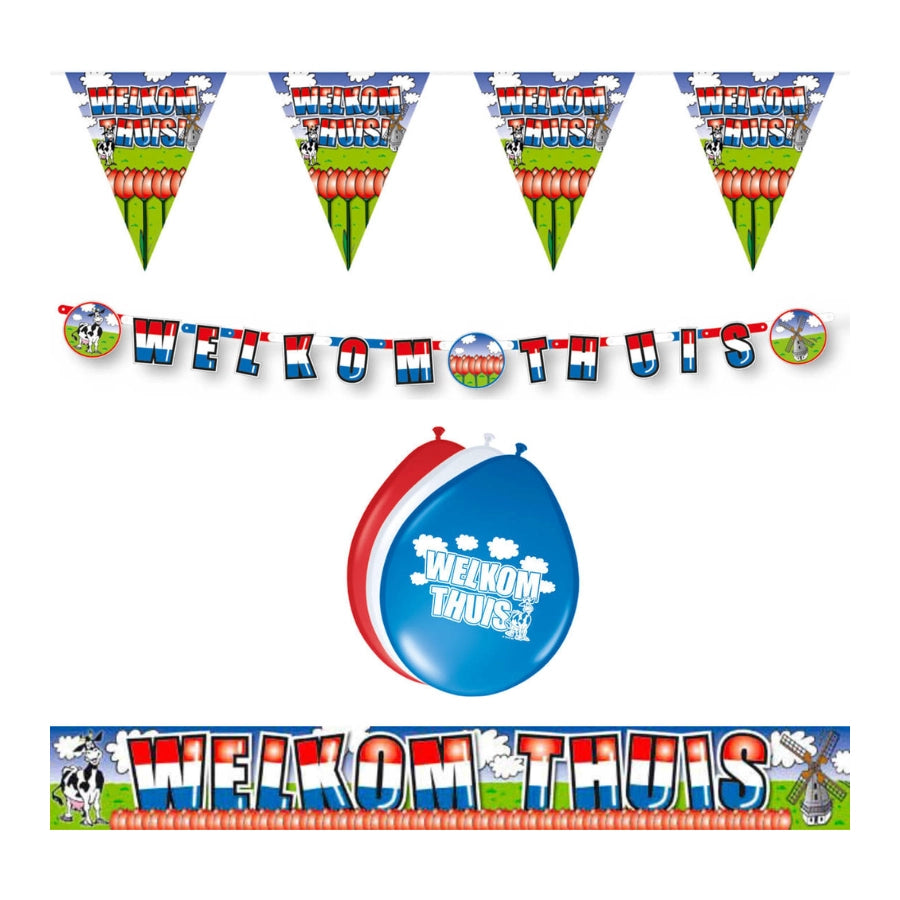 Welkom Thuis Holland Versiering pakket - M
