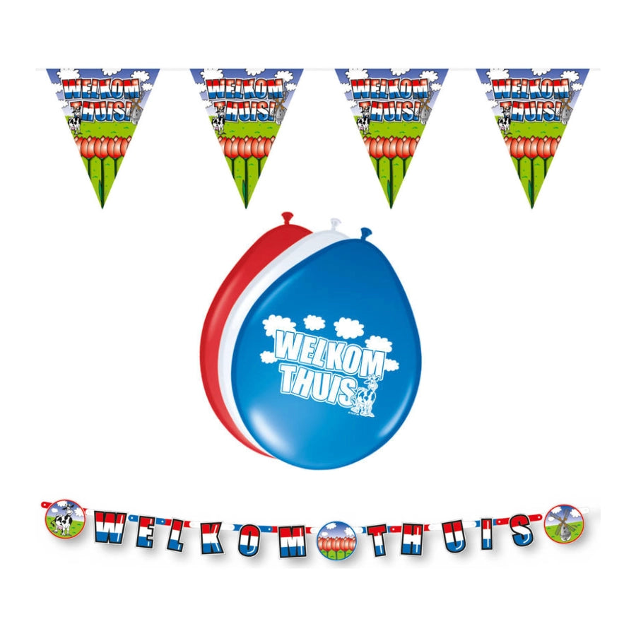 Welkom Thuis Holland Versiering pakket - S
