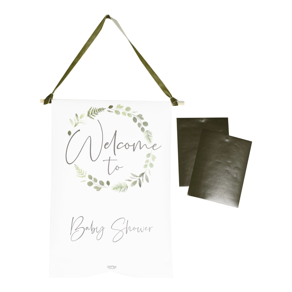 Welkomstbord babyshower - merk Ginger Ray