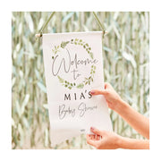 Welkomstbord babyshower - merk Ginger Ray