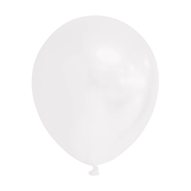 Witte Ballonnen 13cm 100 stuks