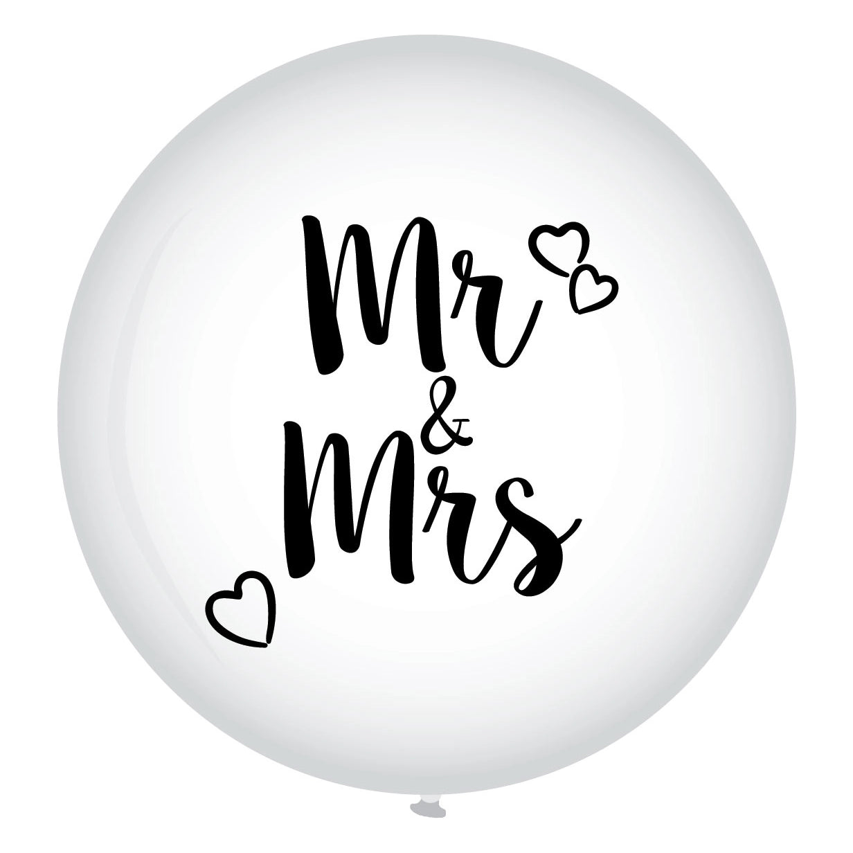 XL ballon MR & MRS 90cm