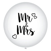XL ballon MR & MRS 90cm