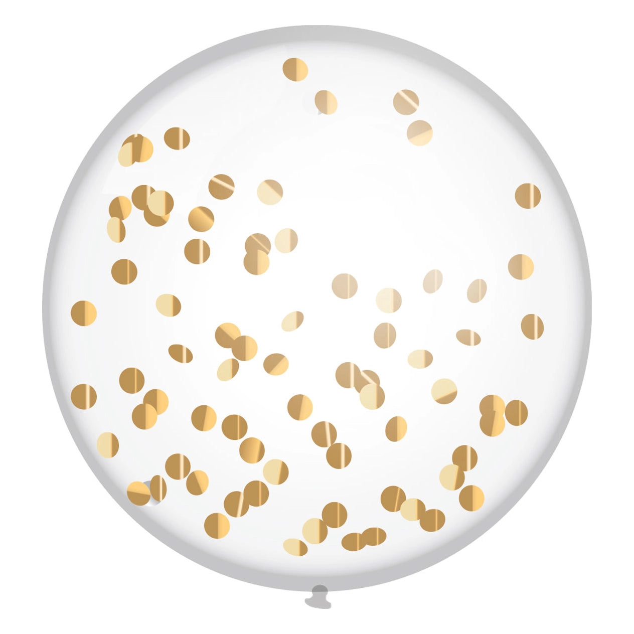 XL Confettiballon "Festive Gold" 60cm