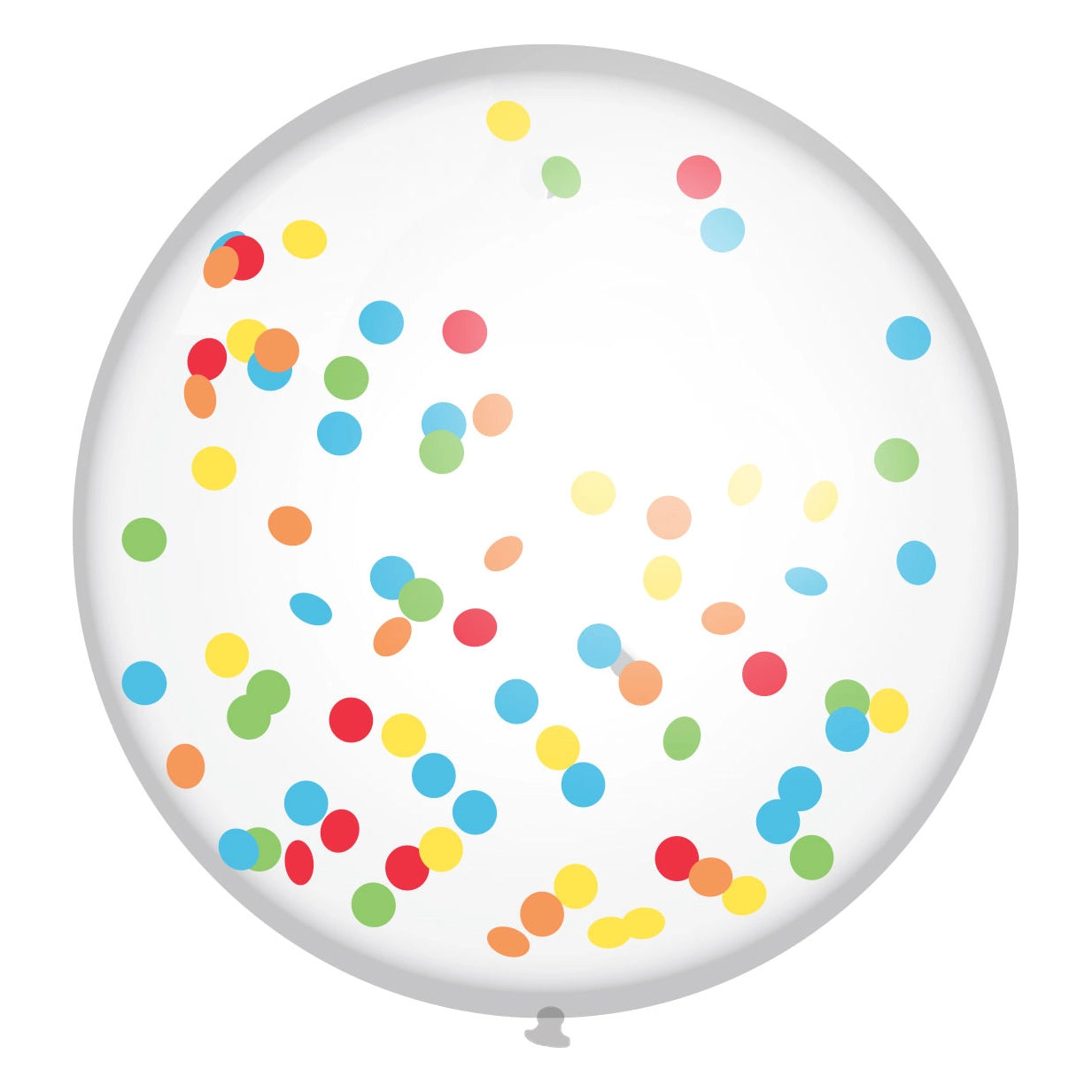 XL Confettiballon "Over the Rainbow" 60cm