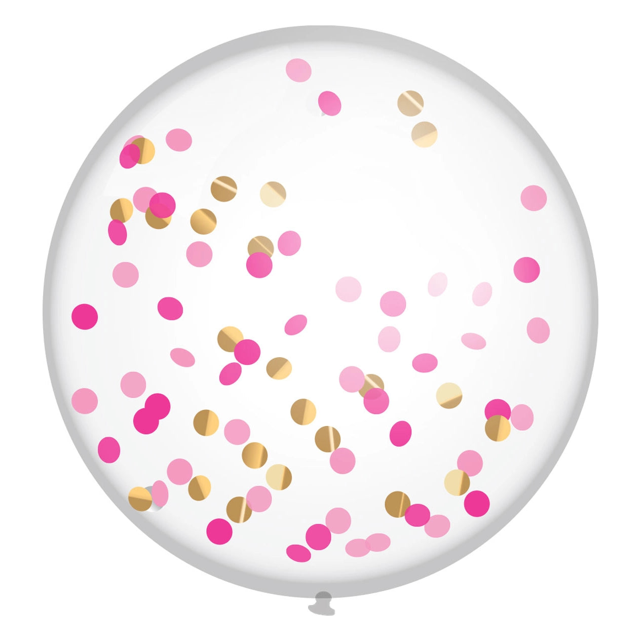 XL Confettiballon "Princess Pink" 60cm