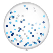 XL Confettiballon "Sky Blue" 60cm