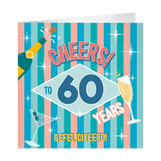 XL Wenskaart chears 60 years