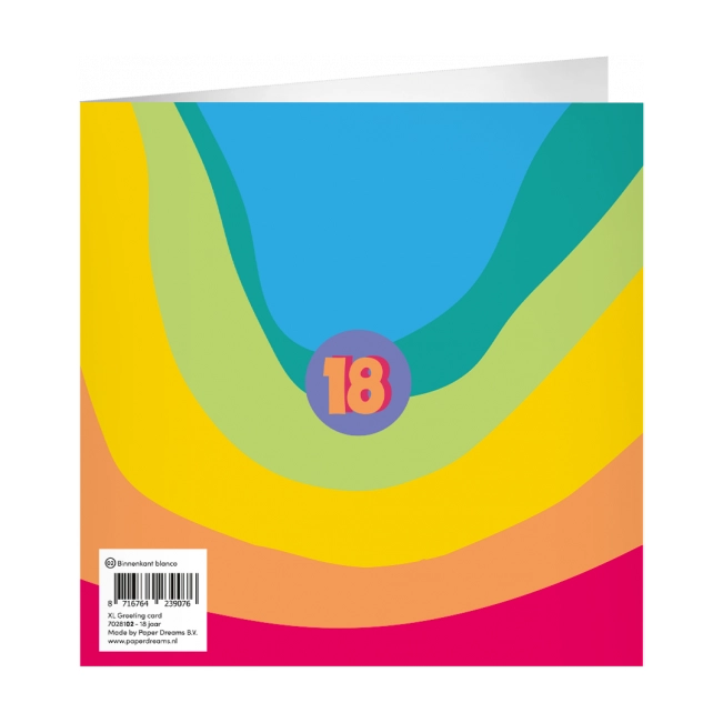 XL Wenskaart eindelijk 18 jaar