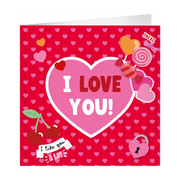 XL Wenskaart I Love You