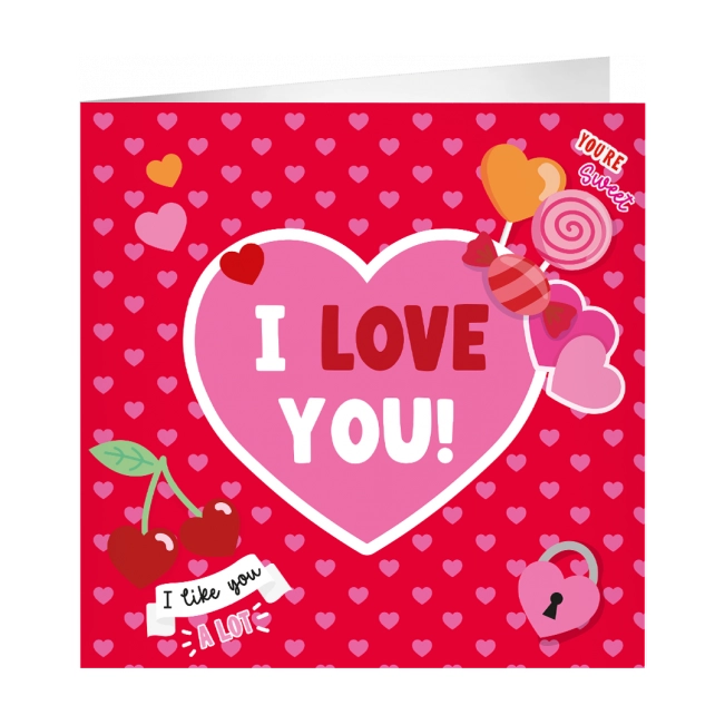 XL Wenskaart I Love You