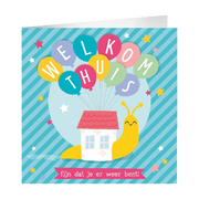 XL Wenskaart Welkom thuis