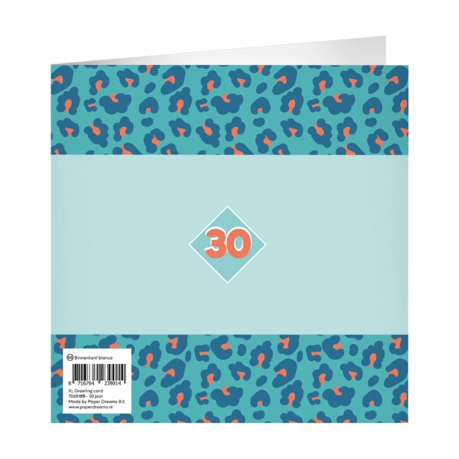 XL Wenskaart woohoo 30 jaar