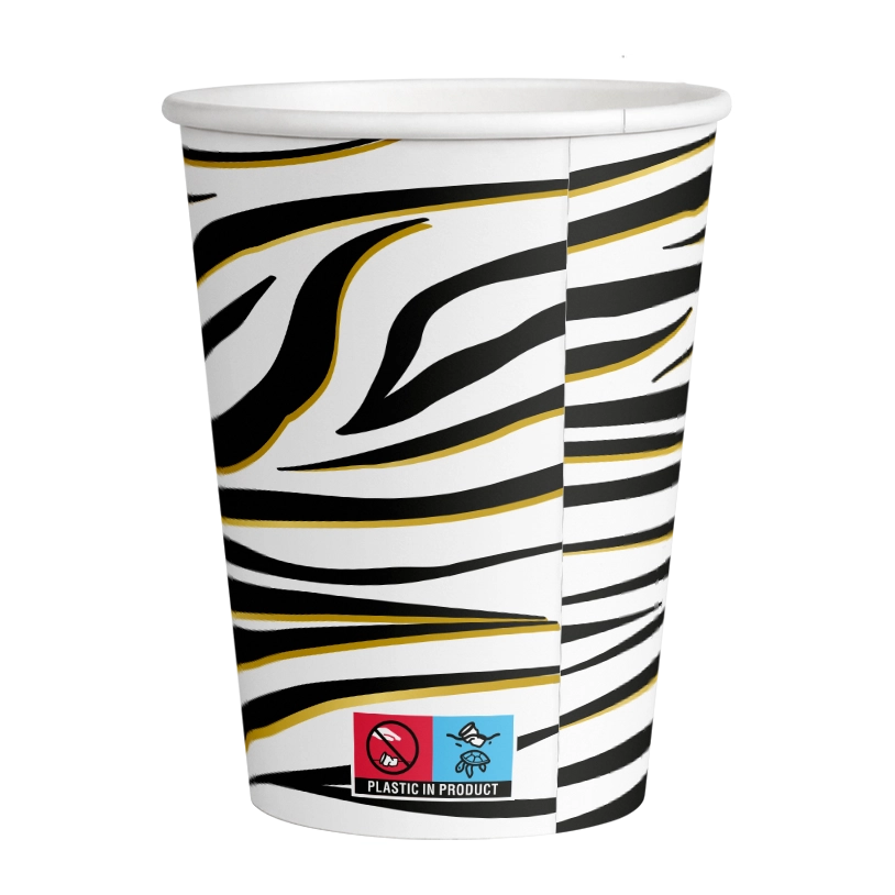 Zebra - Bekers - 8 stuks - 250ml