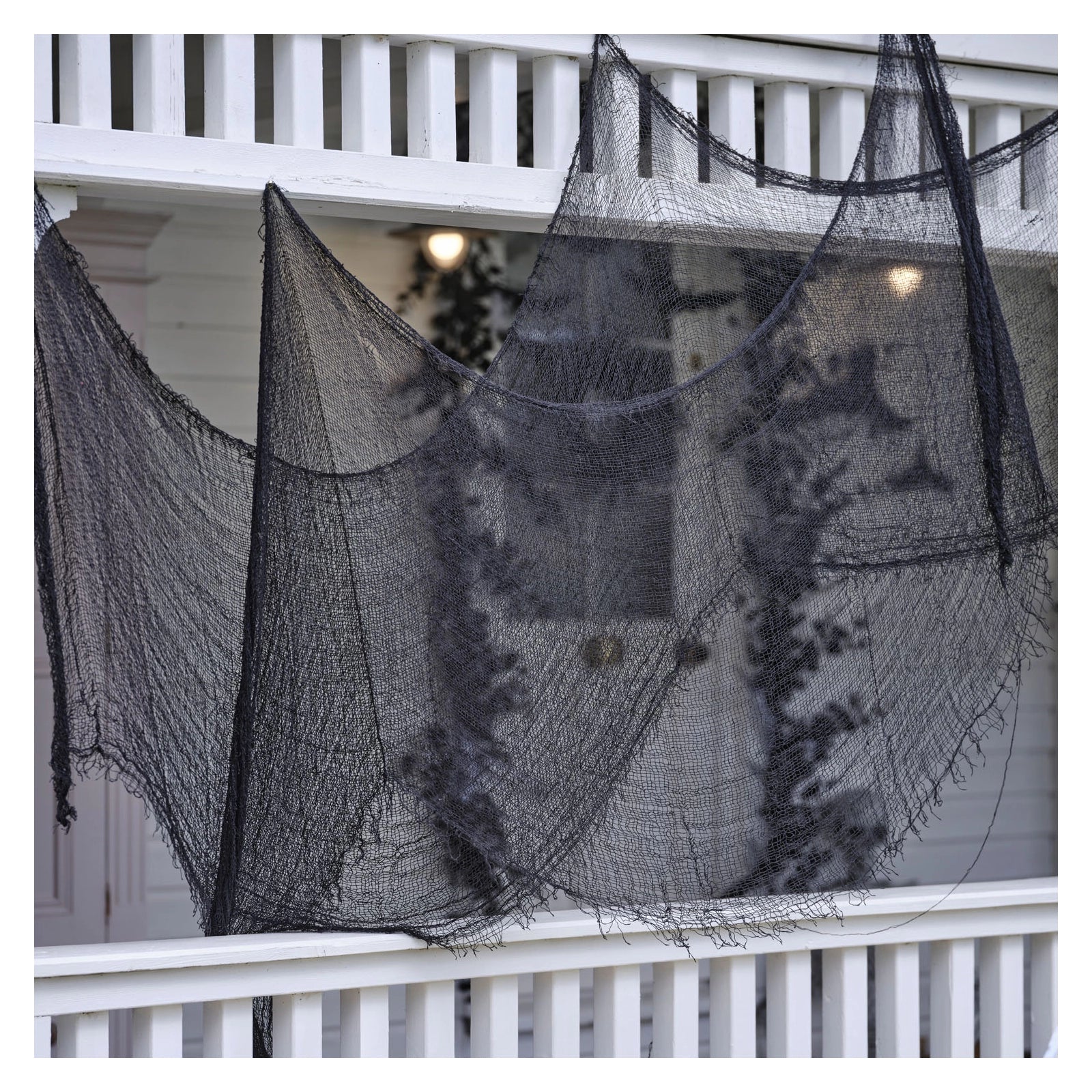 Zwart spookhuis backdrop Halloween
