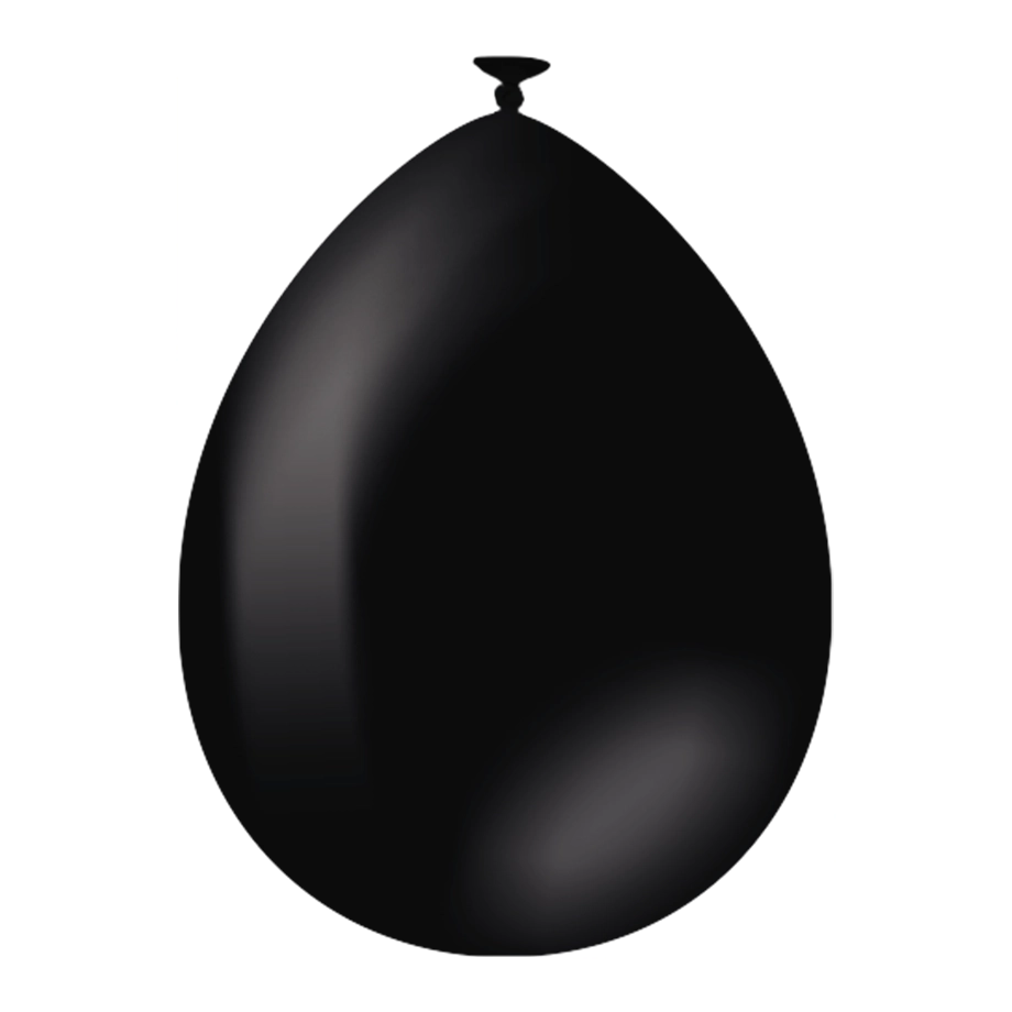 Zwarte ballonnen 10 stuks 30cm