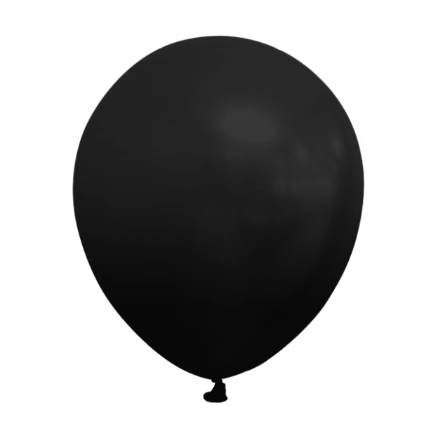 Zwarte Ballonnen 13cm 100 stuks